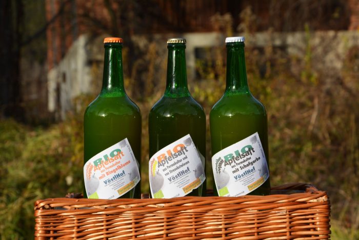 Bio-Apfelsaft aus Permakultur