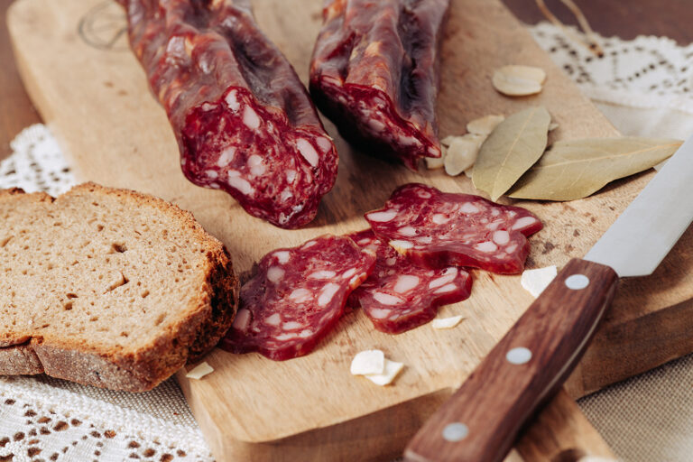 Hartwürstel bzw. Hauswürstel von Gramitscherhof aus dem Lavanttal