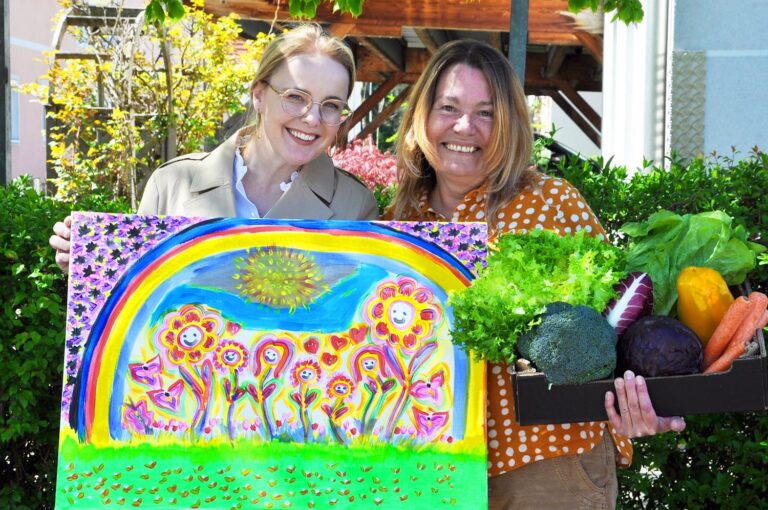 Sandra B. (Stille-Helden-Mama) und Claudia Hölbling von Gaumenfest.at