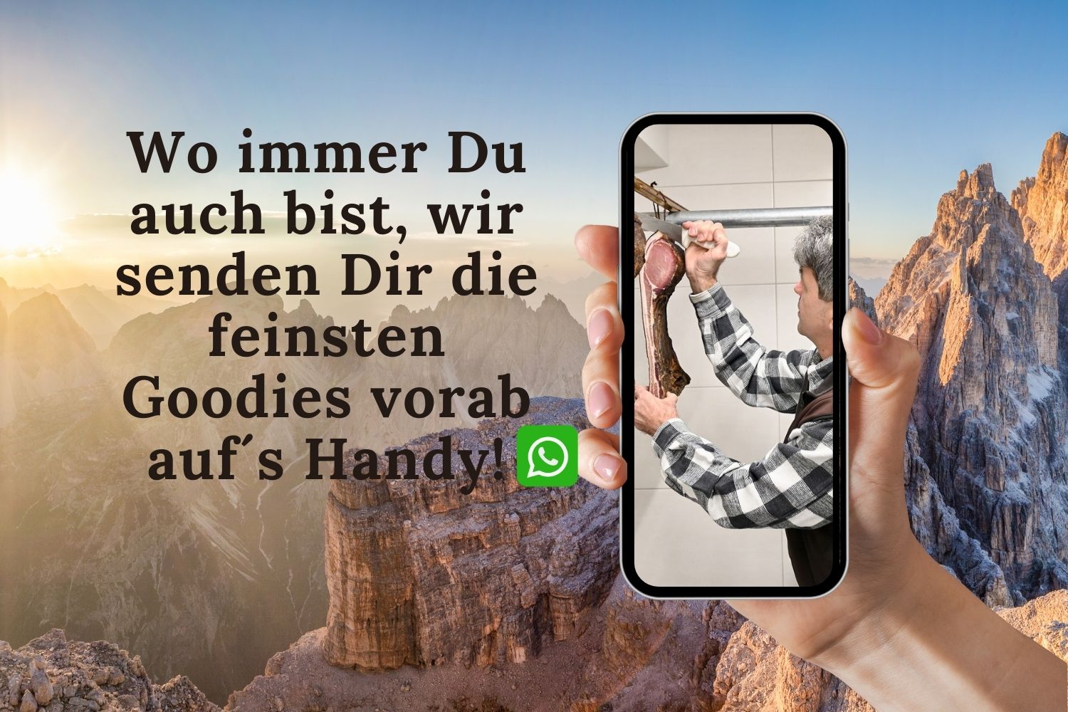 WhatsApp Newsletter Anmeldung für Gaumenfest.at