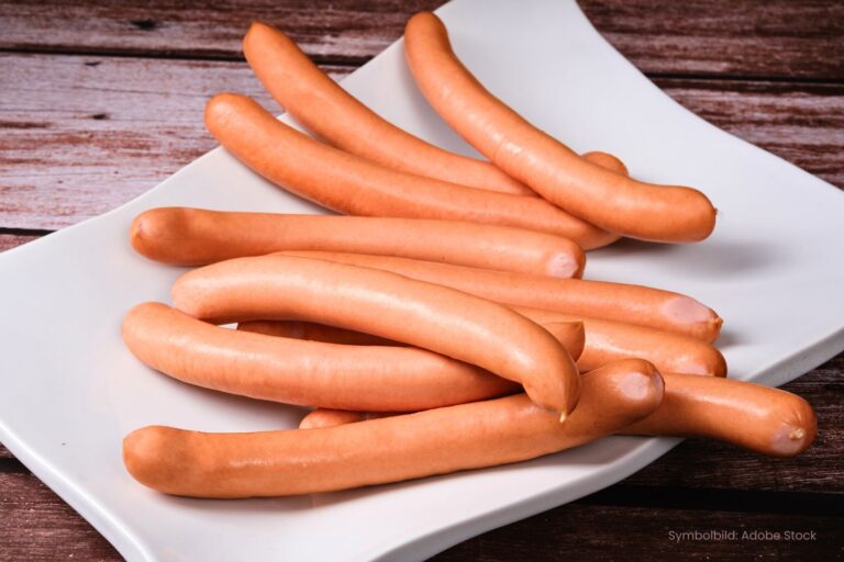 Frankfurter Würstel vom Gramitscherhof aus dem Lavanttal mit Fleisch vom hofeigenen Strohschwein