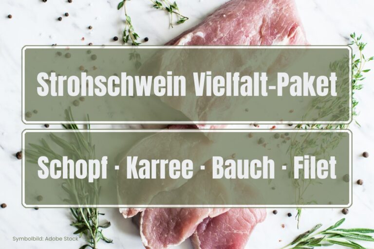 Strohschwein Vielfaltpaket vom Gramitscherhof im Lavanttal im Onlineversand