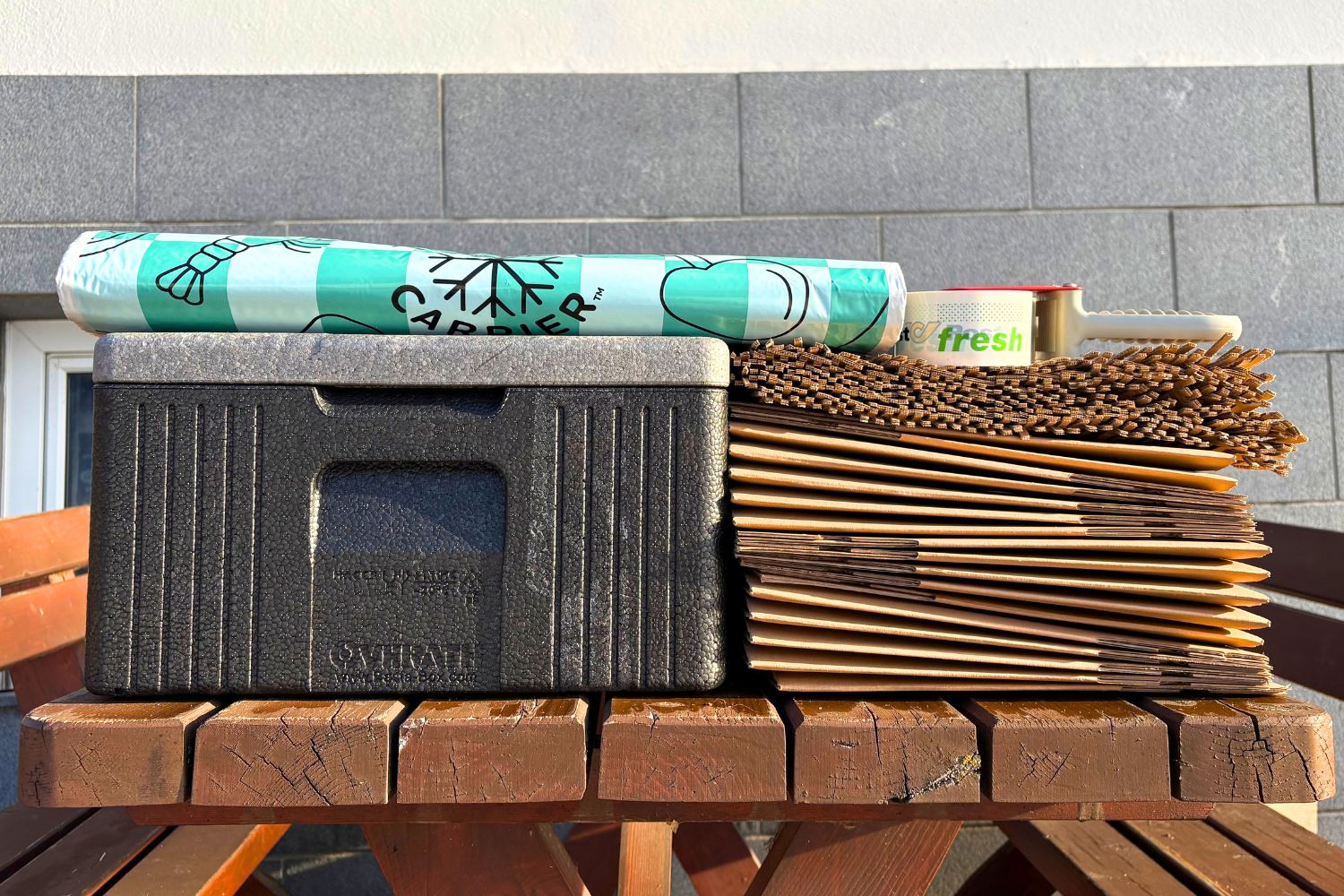 Verpackungen bei Lebensmittelversand