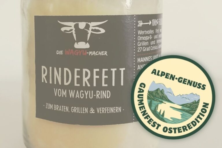 Rinderfett vom Wagyu-Rind