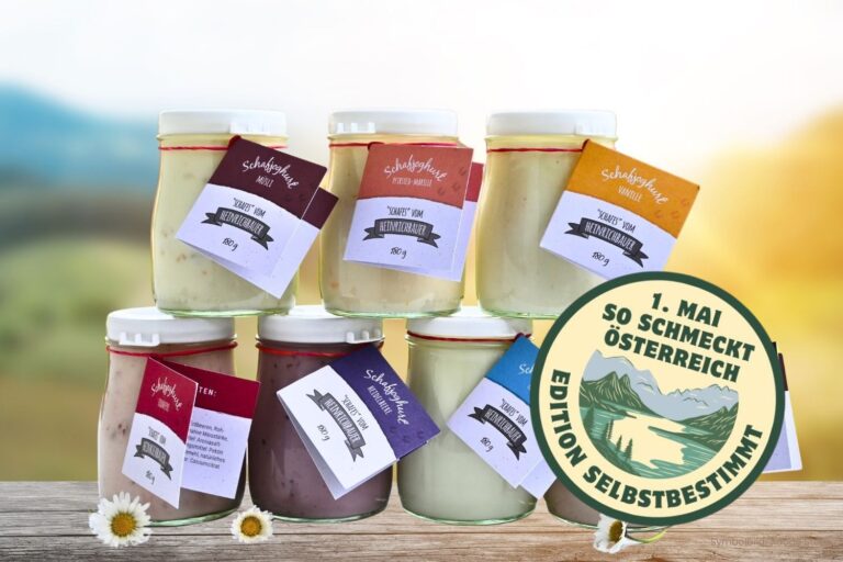 Schafjoghurt von Manuela Stoxreiter aus den Nockbergen