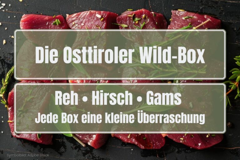 Die Osttiroler Wildbox von der Osttirol Genuss GmbH