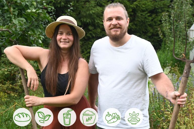 Alina Wiemers und Klemens Altenhuber von Wiesengemüse im Mölltal