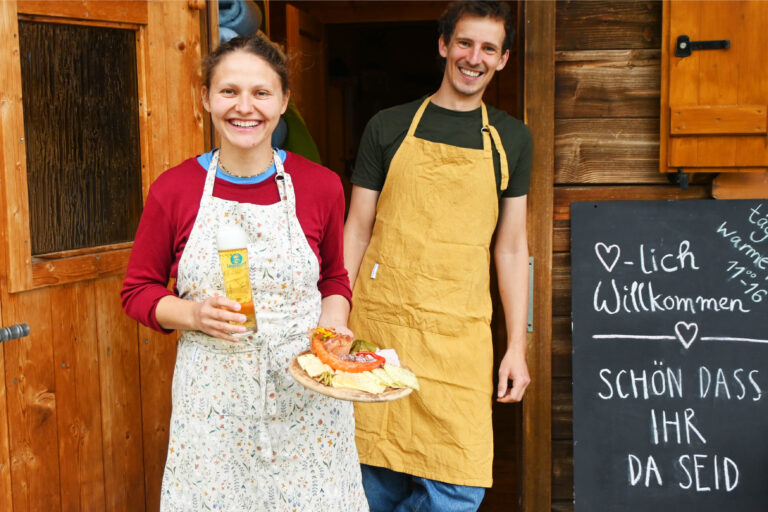 Helene und Axel von der Seespitzhütte im Defereggental im Nationalpark Hohe Tauern