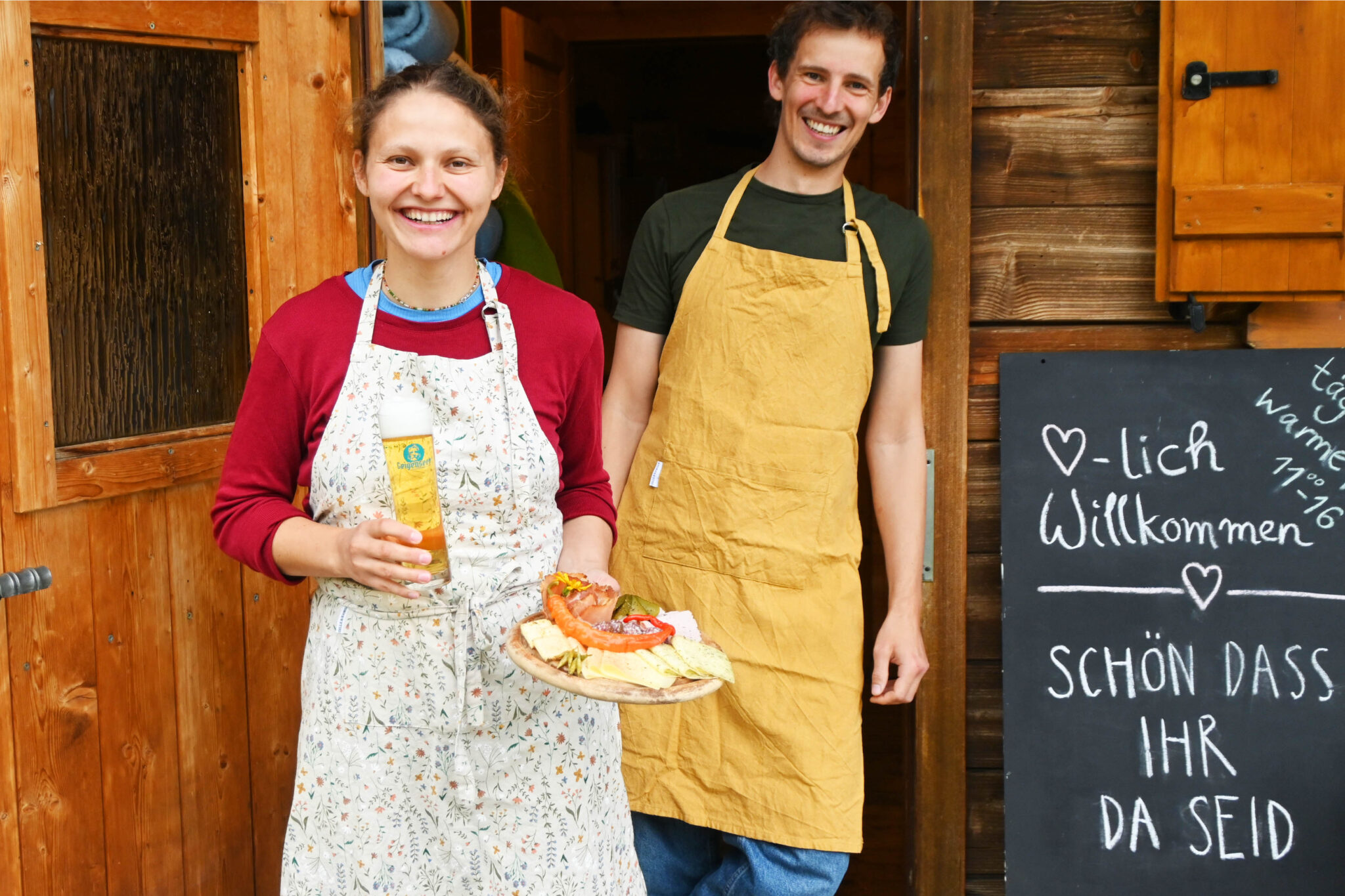 Helene und Axel von der Seespitzhütte im Defereggental im Nationalpark Hohe Tauern